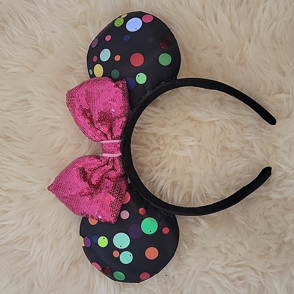 Disney Accessories - DISNEY | Multi-Color Polka Dot Mouse Ears